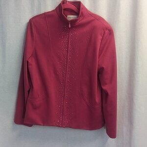Alfred Dunner Size 10 Magenta Jacket